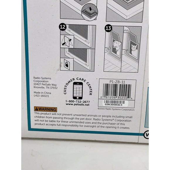 PetSafe Small+ 1-30 Lb Pet Screen Door Flap Opening 8 in x 9 1/4 in NEW - Picture 5 of 5